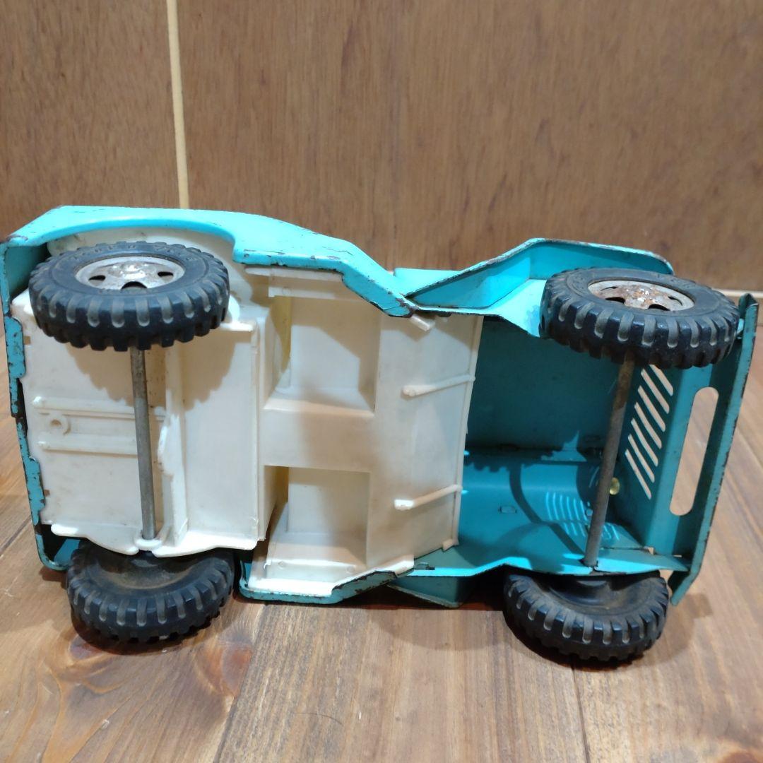 USA製 ビンテージブリキ Tonka トンカ Jeep 車 おもちゃ オールド