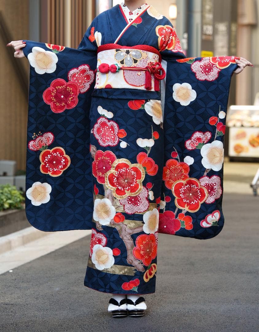 ≪美品≫正絹 振袖9点フルセット【920】【155cm~165cmの方用】 - メルカリ