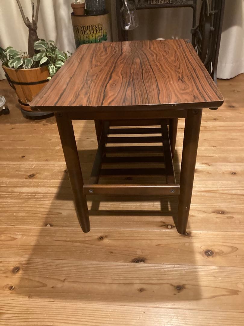 カリモク アンティークサイドテーブル コーヒーテーブル②