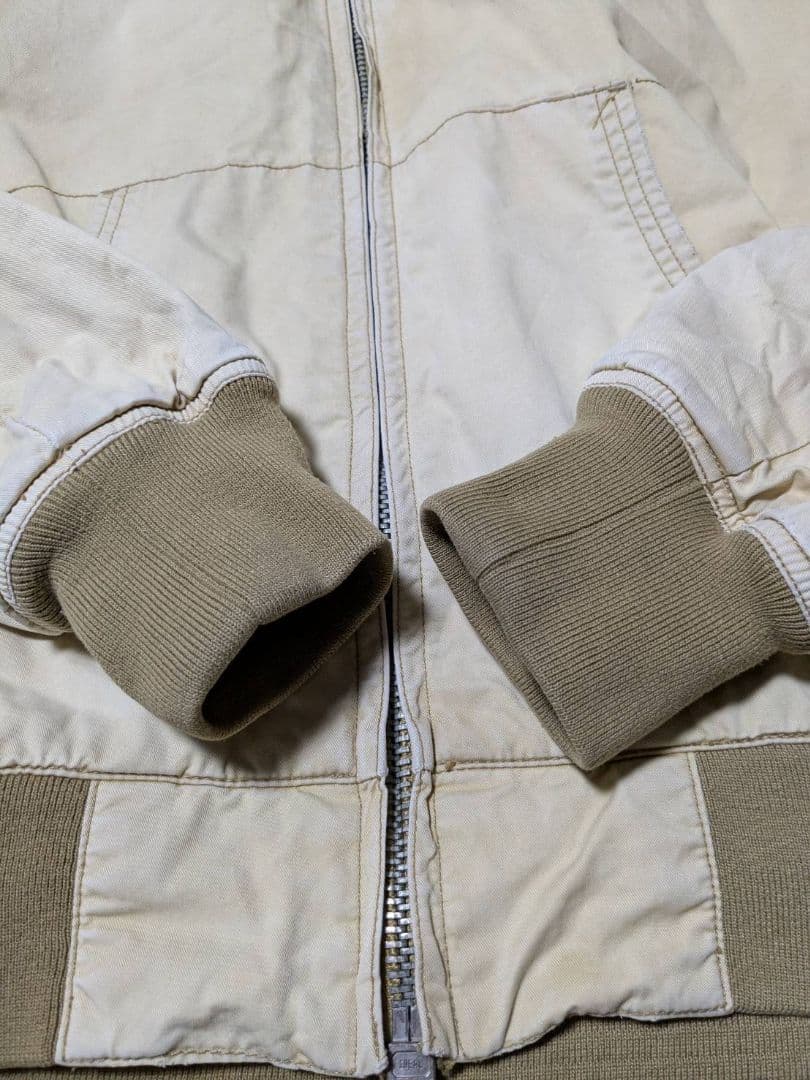 OLD STUSSY アクティブジャケット フェード ダメージ 古着