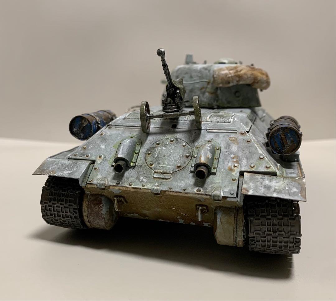 T-34 1/35 ウェザリング仕上げ　完成品