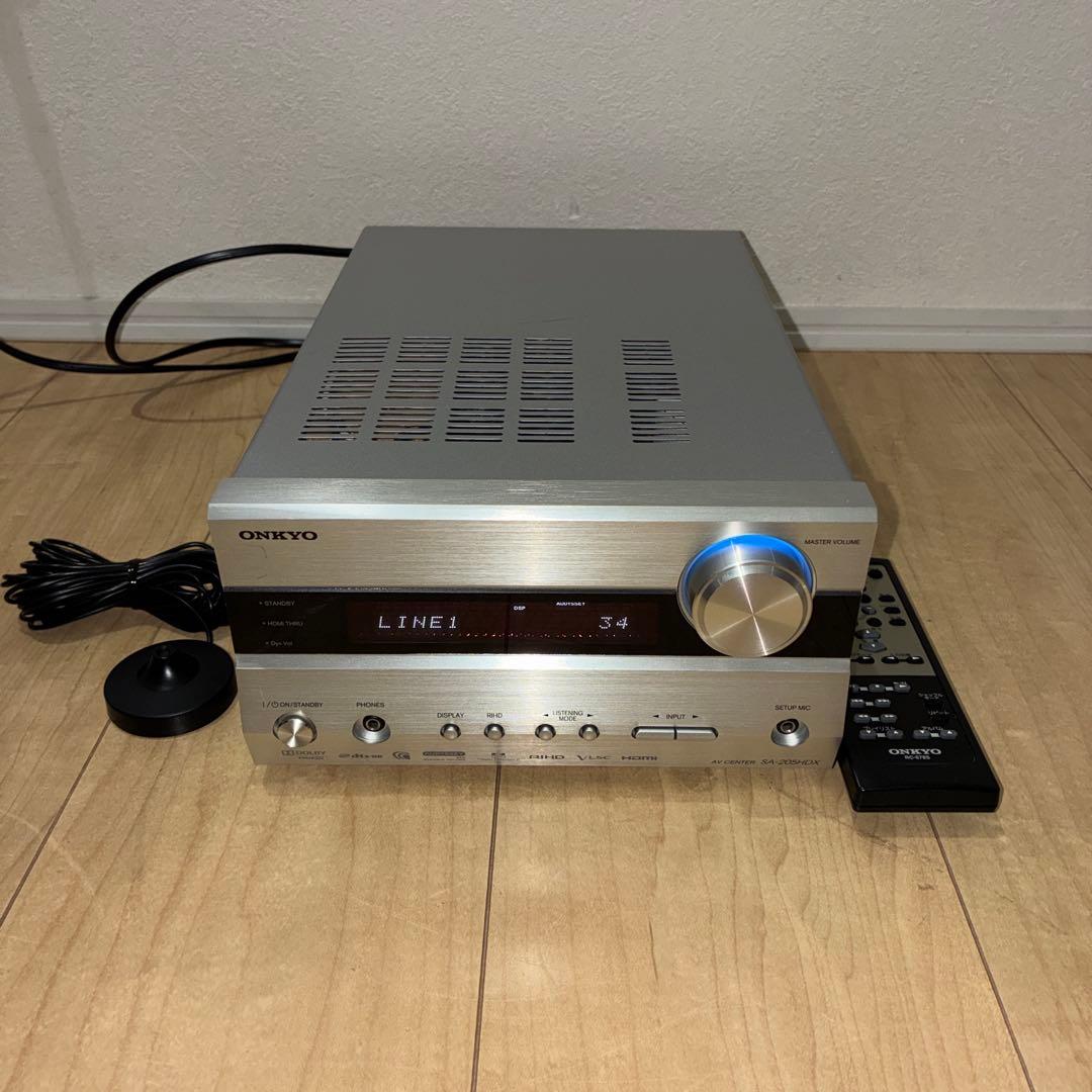美品】ONKYO SA-205HDX AVセンター AVアンプリモコン付属 - メルカリ