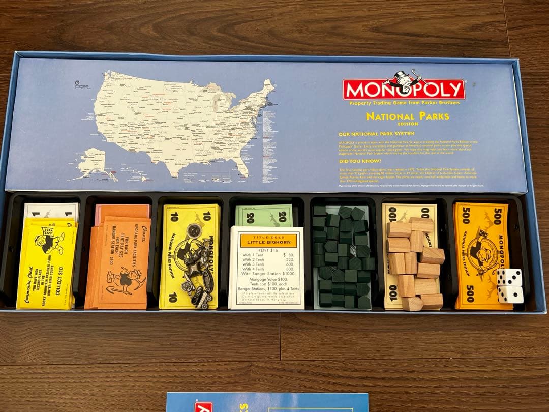 レア MONOPOLY National Parks Edition