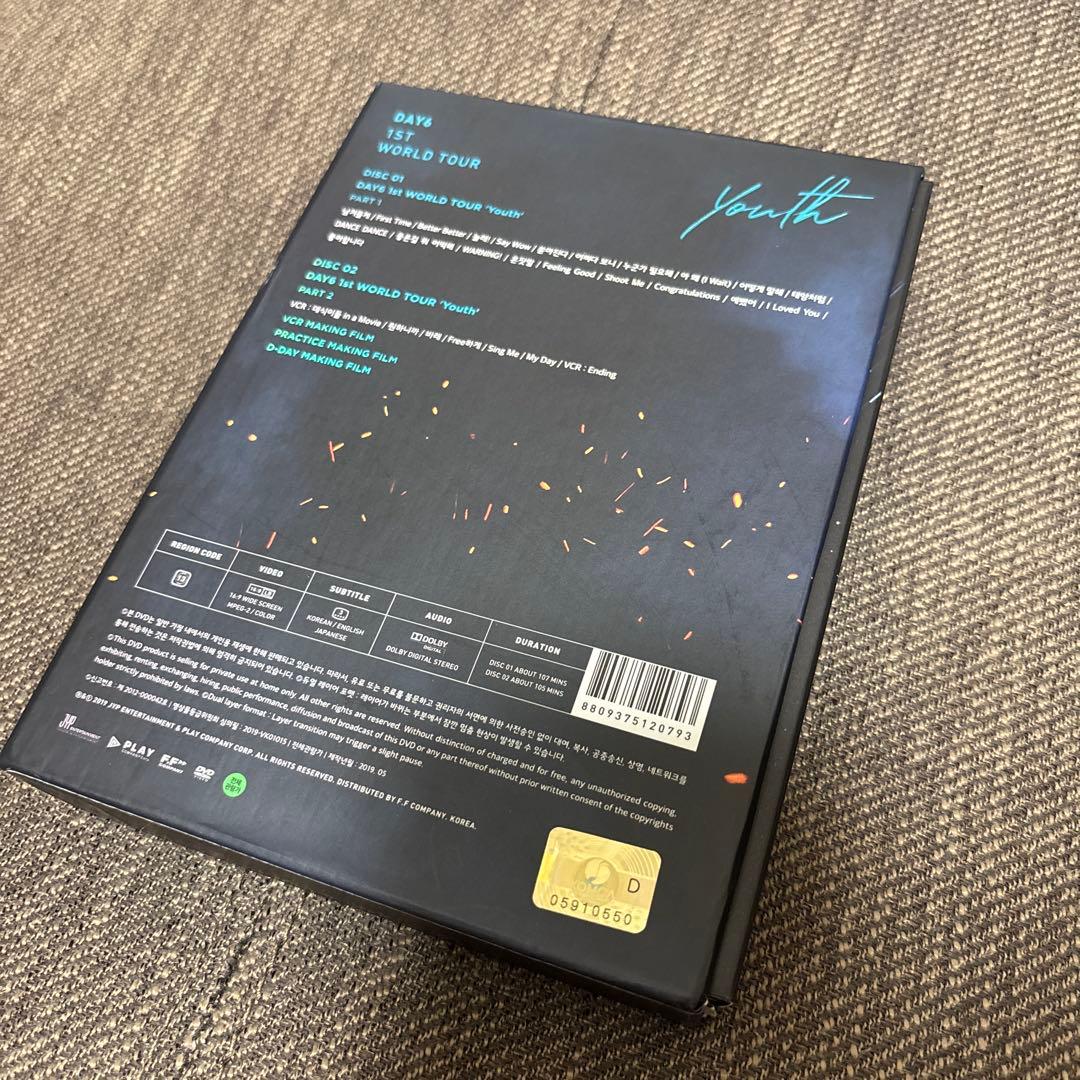 DAY6 1st world tour youth DVD