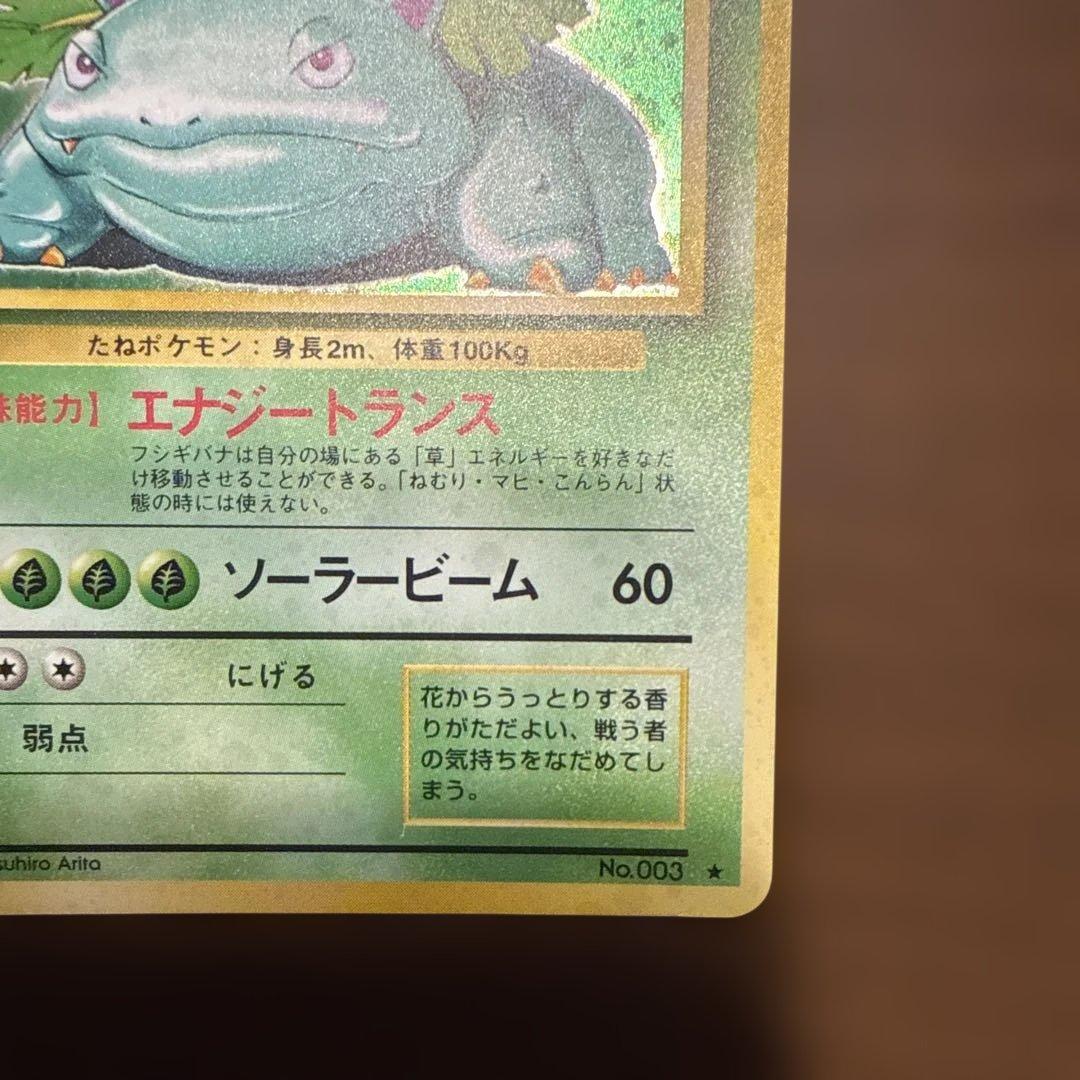 旧裏 ポケモンカード フシギバナ 全面ホロ 美品