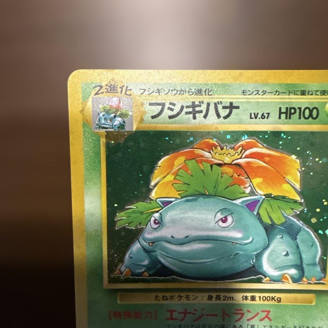 旧裏 ポケモンカード フシギバナ 全面ホロ 美品