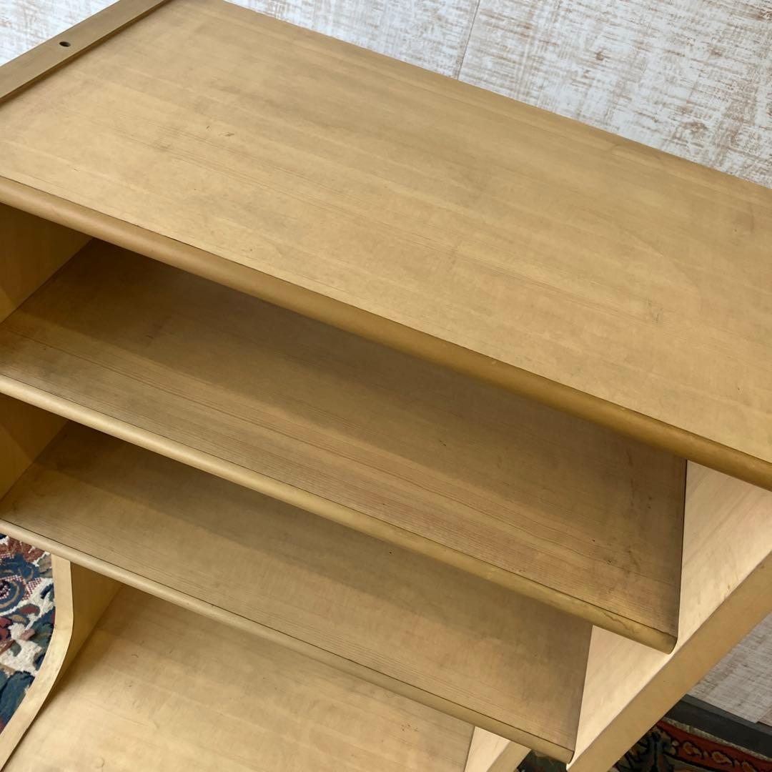 昭和レトロ 木製 レコードラック オーディオラック 古家具 ビンテージ