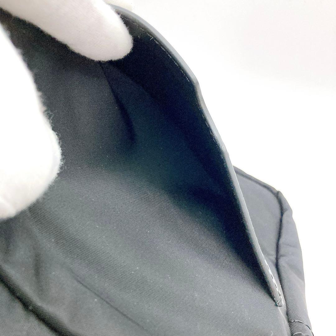 未使用級✨AMI PARIS アミパリス ショルダーバッグ ブラック ナイロン