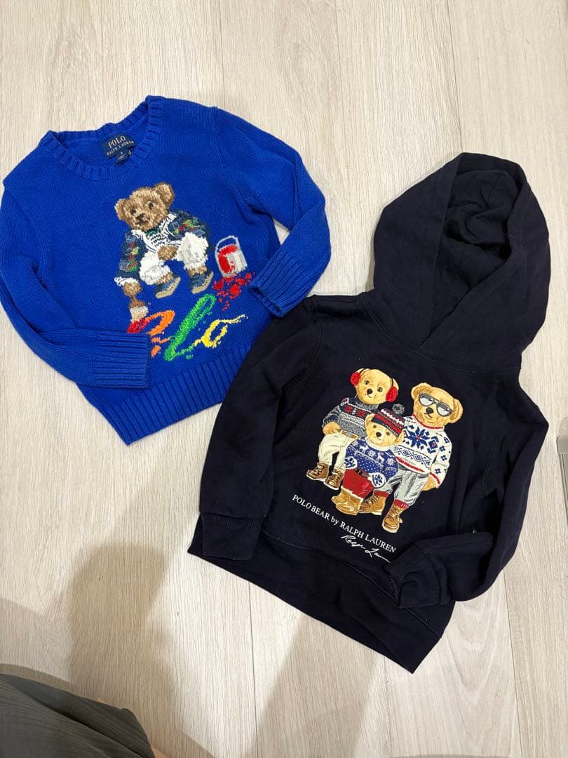 Ralph Lauren キッズ　セット売り　ポロベア　ニット　3m スエット