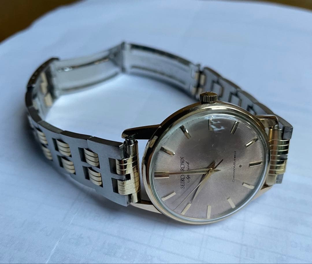 ヒカルセイコーヴィンテージ高級腕時計 クラウンスペシャルSDマーク