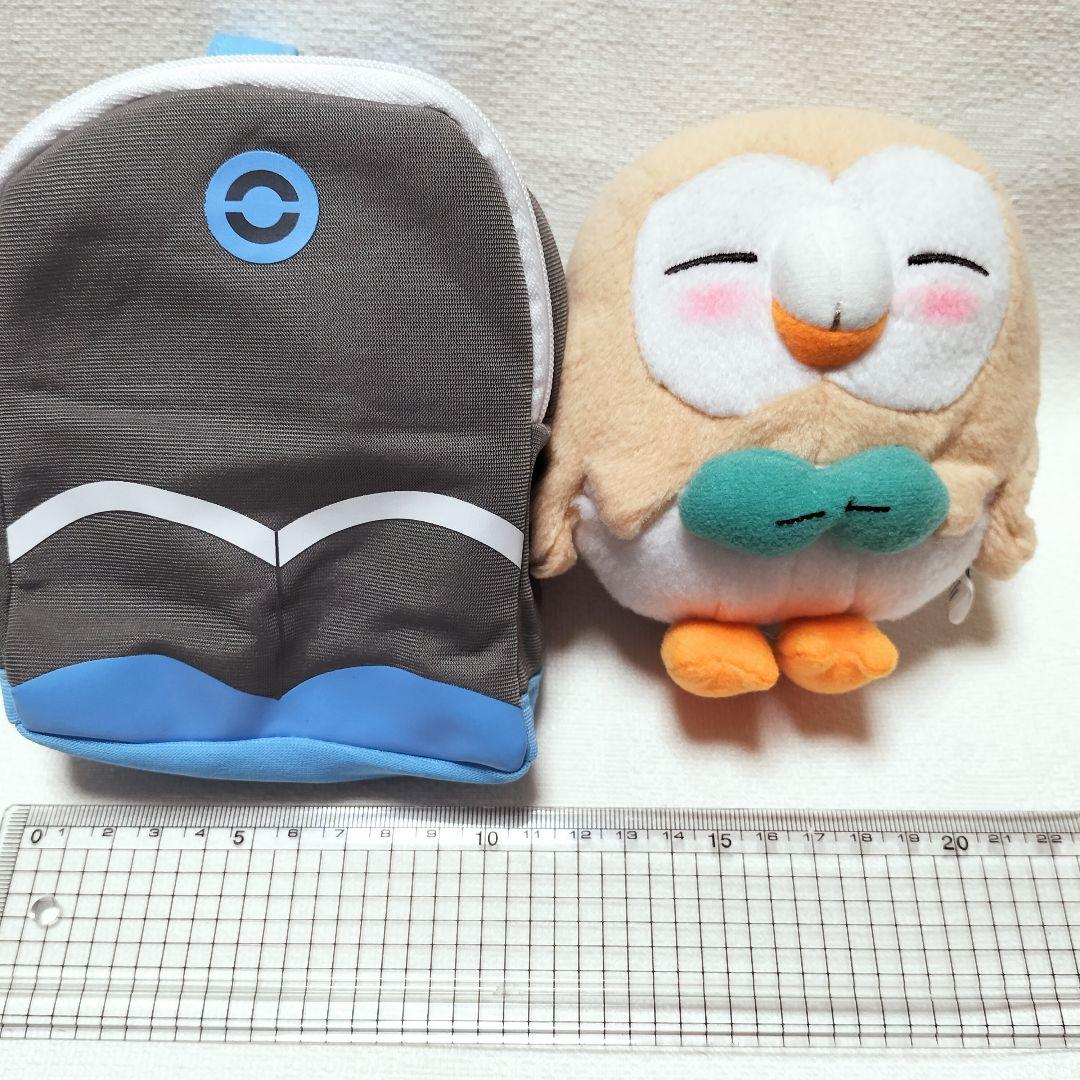 希少　タカラトミー　ポケットモンスター　モクロー　サトシのリュック　ぬいぐるみ