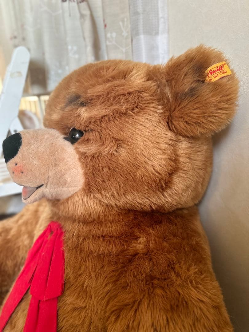 シュタイフ ボビー 特大 シュタイフ テディベア ぬいぐるみ 特大