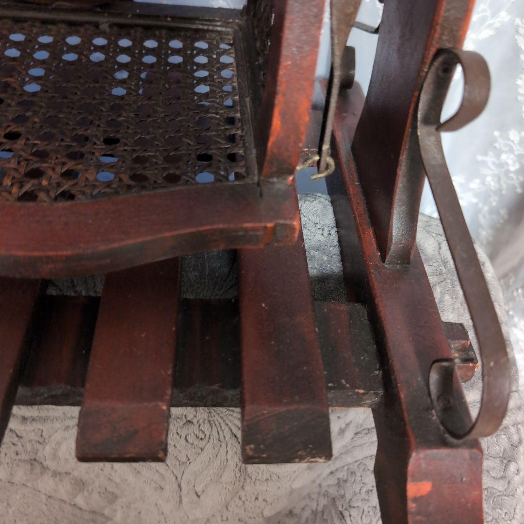 木製　ドール用のベンチ