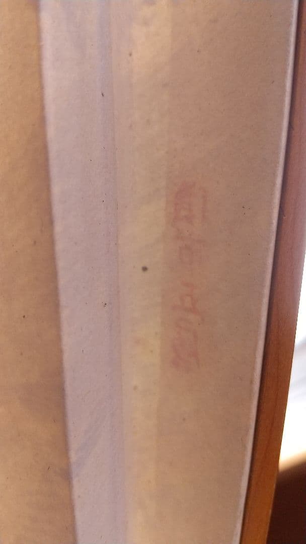 子安刻 竹？骨彫刻 扇子A 要破損 画家不明 舒蓮記監製？ 中国