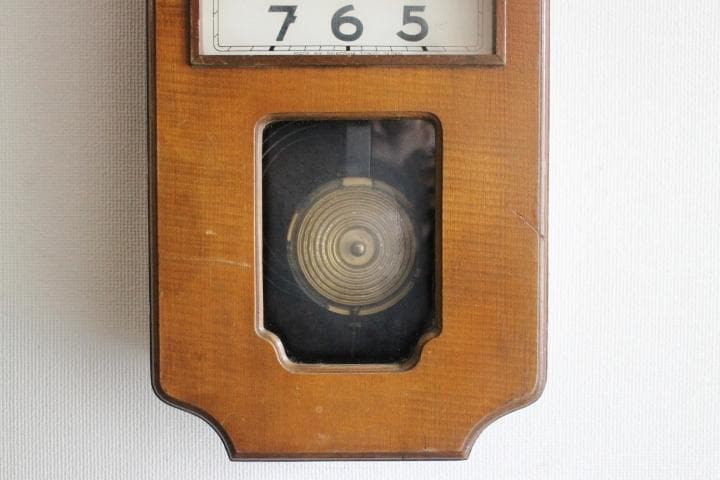 精工舎 SEIKO アールデコ ガラスの振り子 掛け時計 柱時計 アンティーク