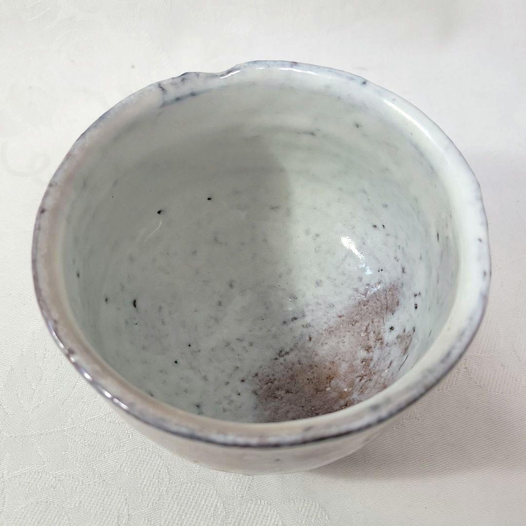 三輪　栄造　作　　白萩茶碗