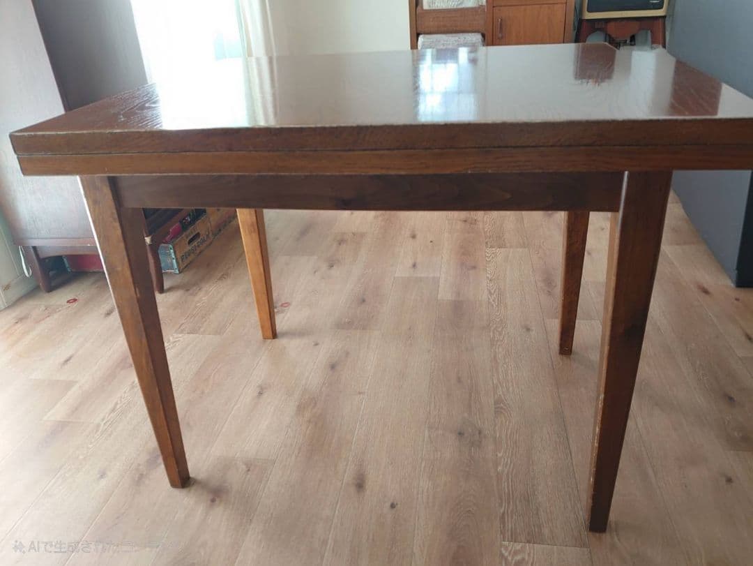 【直接受け渡し】 アンティーク伸長式ダイニングテーブル