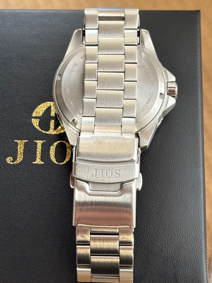 ひ*。様 メンズ機械式腕時計　JIOS GMT DIVERS 104 ダイバーズ