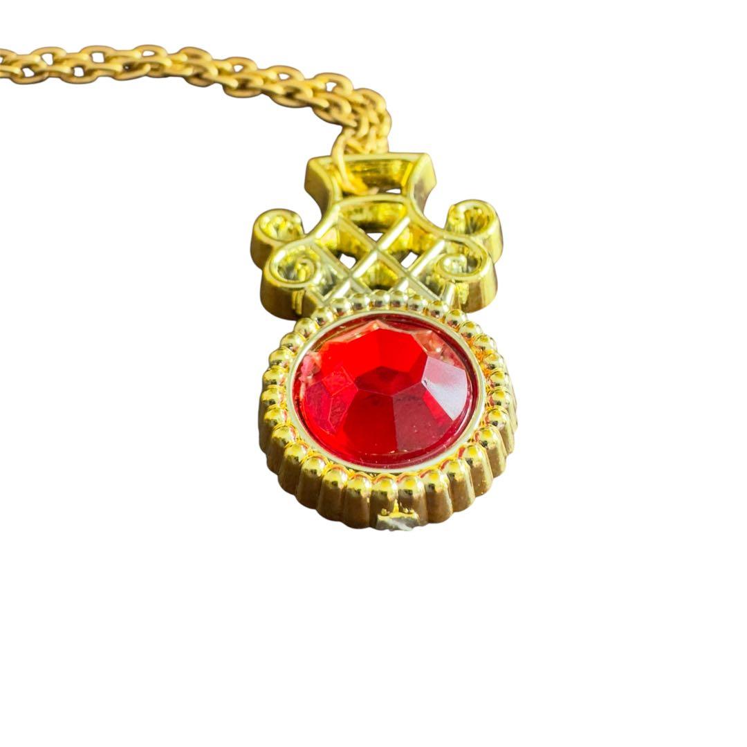 【平成レトロ】1990年代　セボンスター　レッド　ネックレス　デッドストック