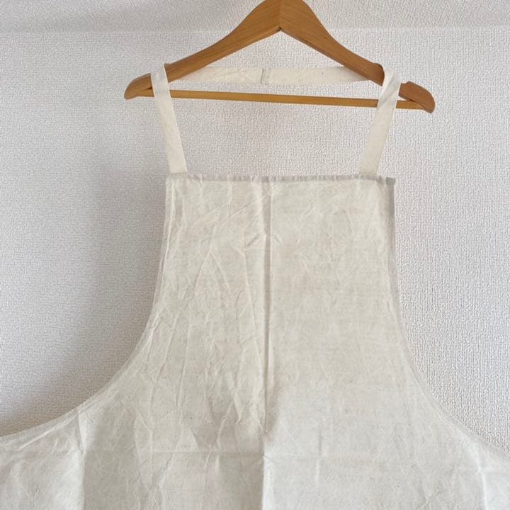 アンティーク リネン フランス エプロン タブリエ デッドストック