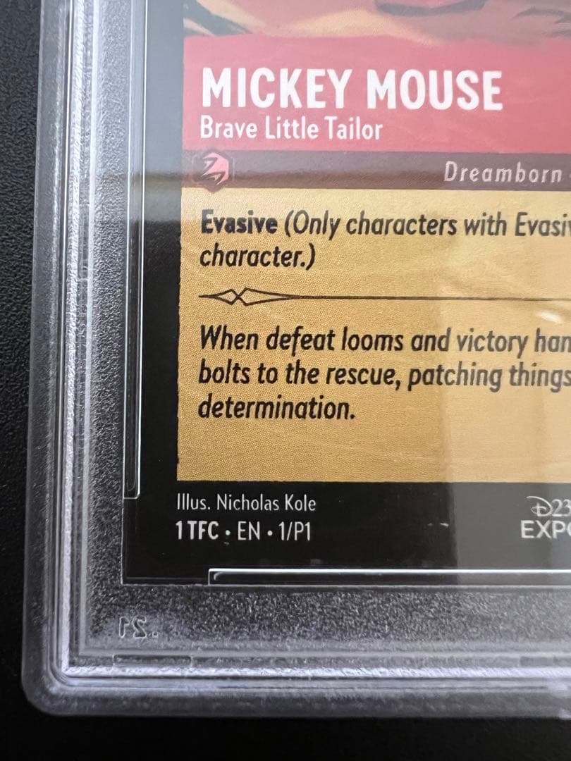 Disney Lorcana ロルカナ　ミッキーマウス　D23 プロモpsa10