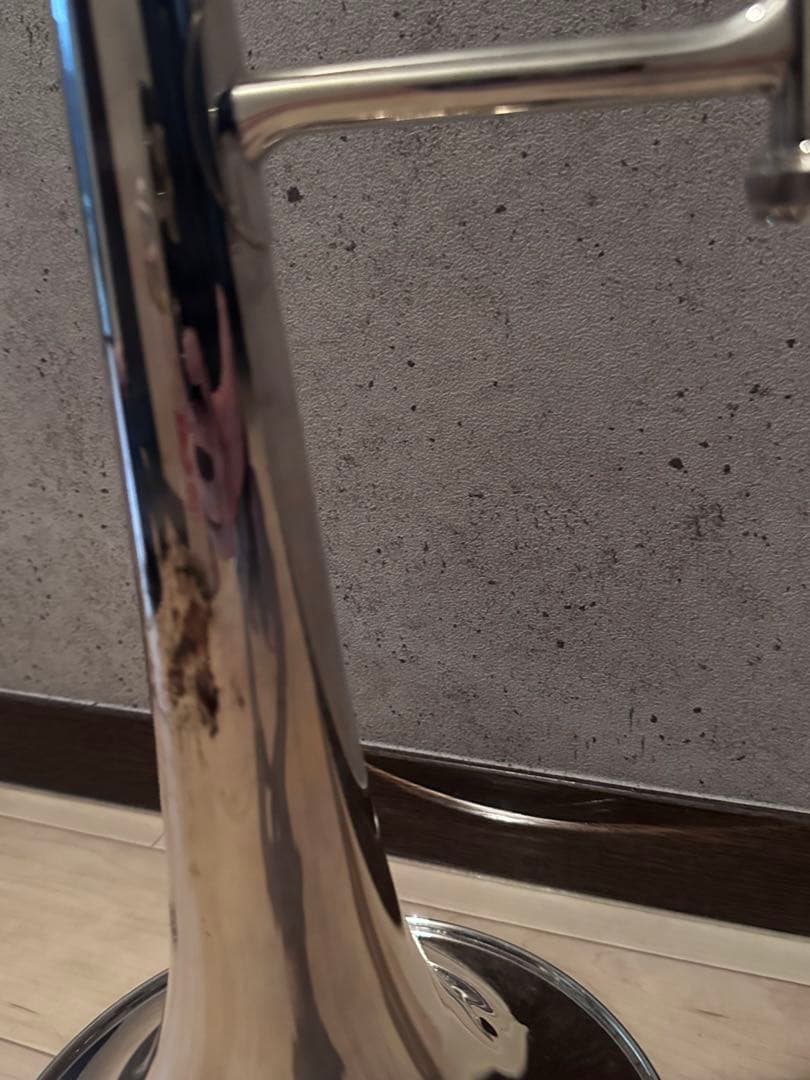 B&H テナートロンボーン　シルバー　C.C.シャイニーケース　青　セット