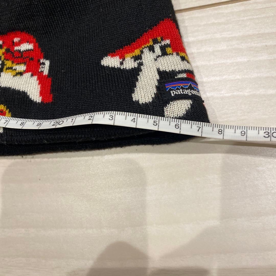 レア】タグ付き パタゴニア きのこ ニット帽 ビーニー マッシュルーム