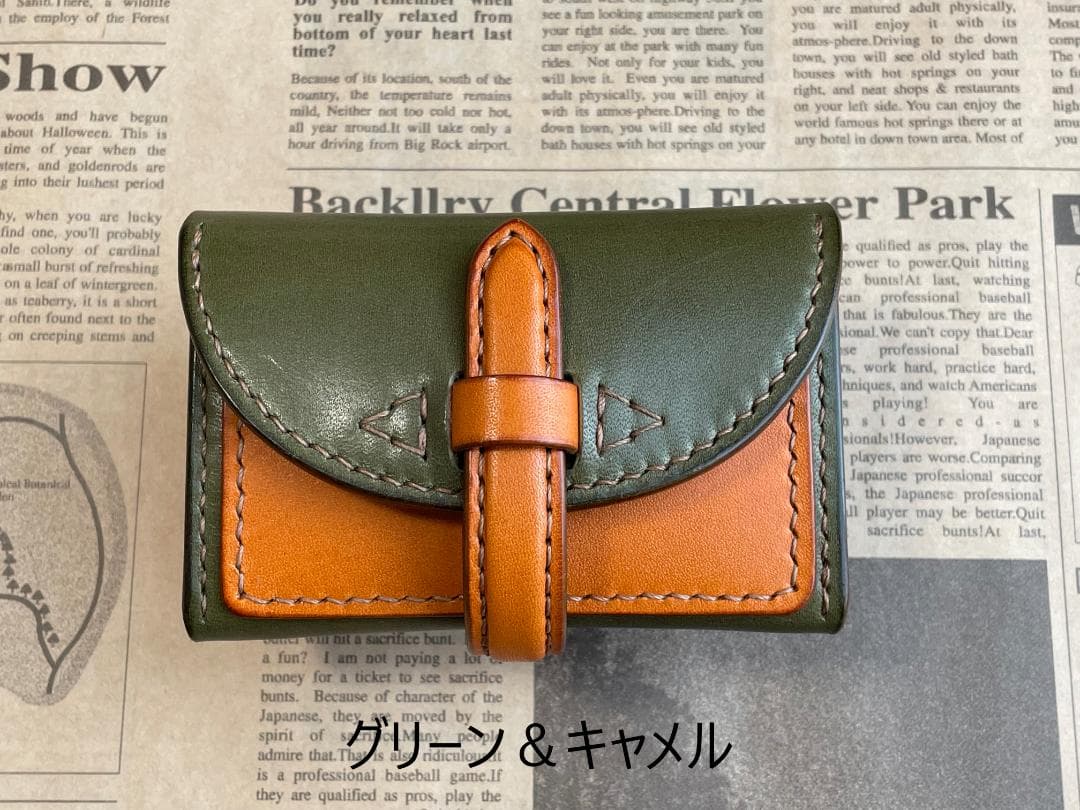 栃木レザー　カード・マルチケース　ミニウォレット