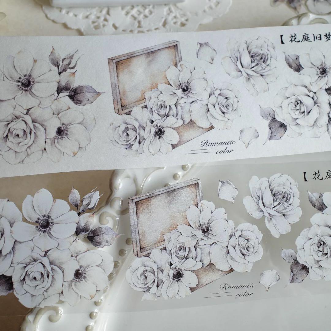 壹洱原创《花庭旧梦》海外マスキングテープ　マステ 【1776】