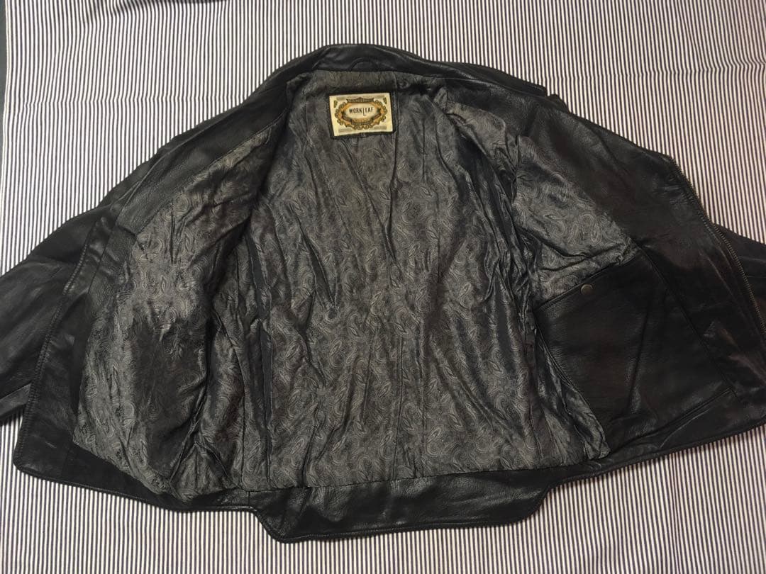 ワークリーフ Workleaf ライダース レザージャケット 革ジャン