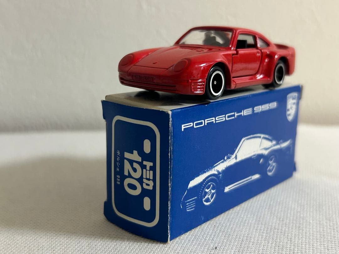 トミカ 日本製 JMAC特注 120 ポルシェ959 '90 大阪輸入車ショウ