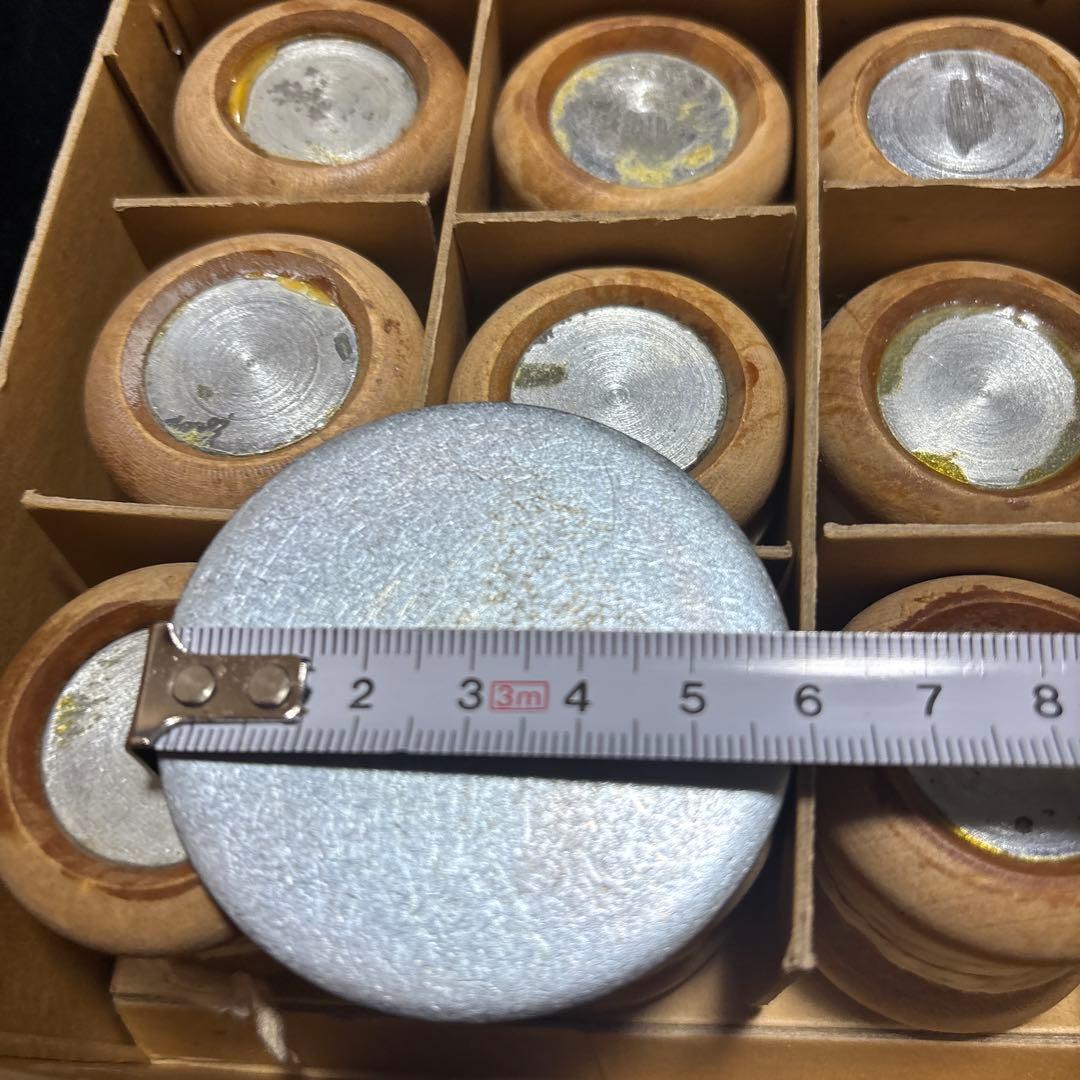 組紐　丸台　長沼静　重り付き（中心重り12個 組玉16個）収納バッグ