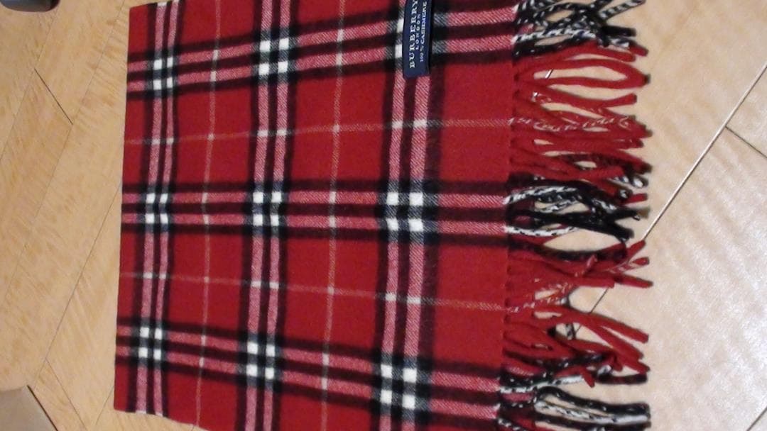 BURBERRY LONDON バーバリー ロンドン カシミア100％ マフラー