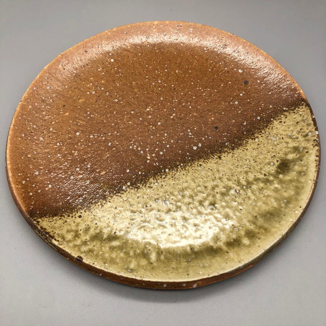 希少高橋楽斎信楽焼陶器お皿プレート3枚セット24cm伝統工芸骨董