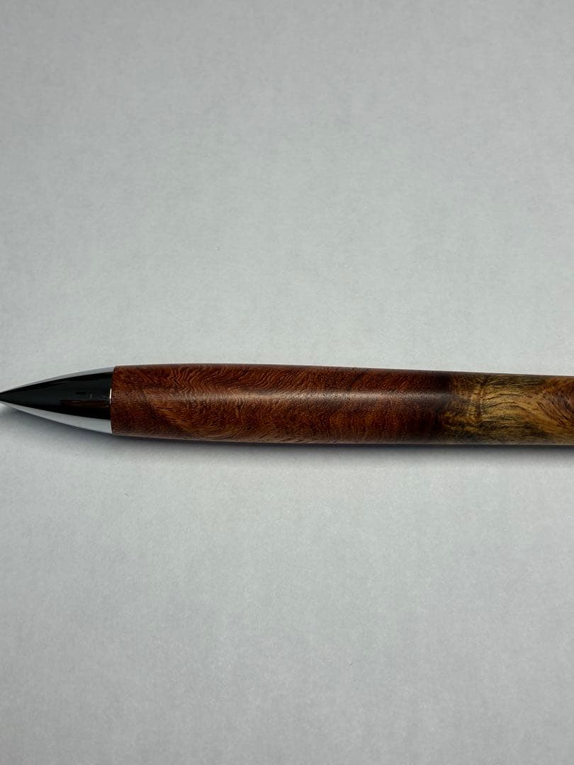 工房楔　シャープペン　花梨紅白　こぶ杢 0.5
