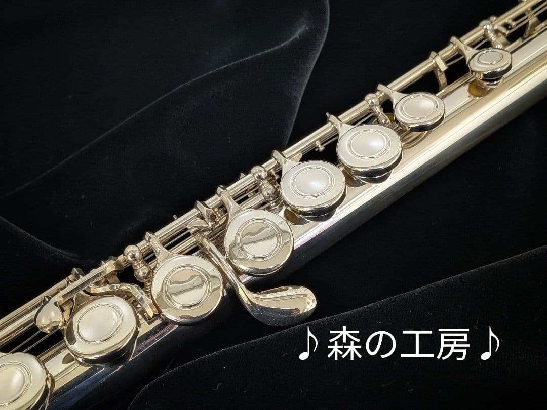 商談中【ゆう】銀メッキヤマハフルート YFL211S Eメカ