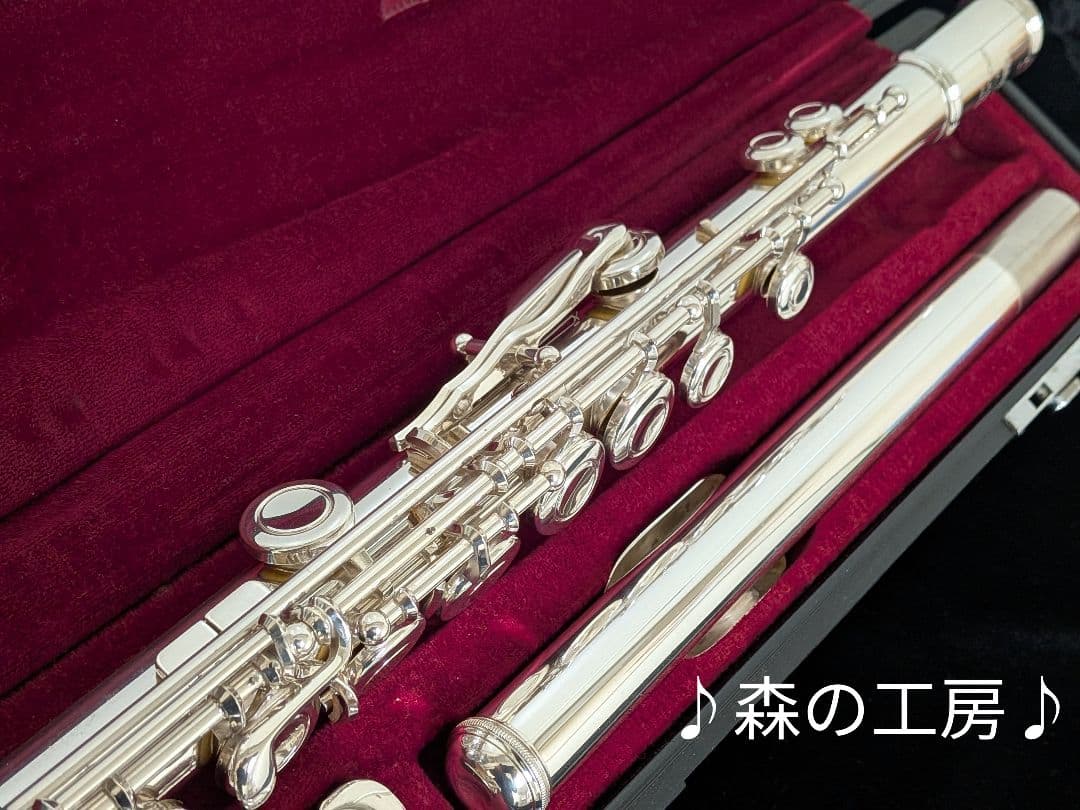 商談中【ゆう】銀メッキヤマハフルート YFL211S Eメカ