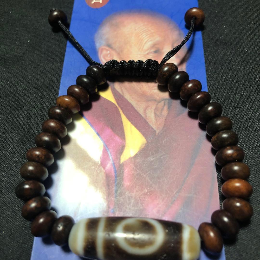 上肯老礦天珠‼️西蔵老礦手工伝承一眼山形天珠