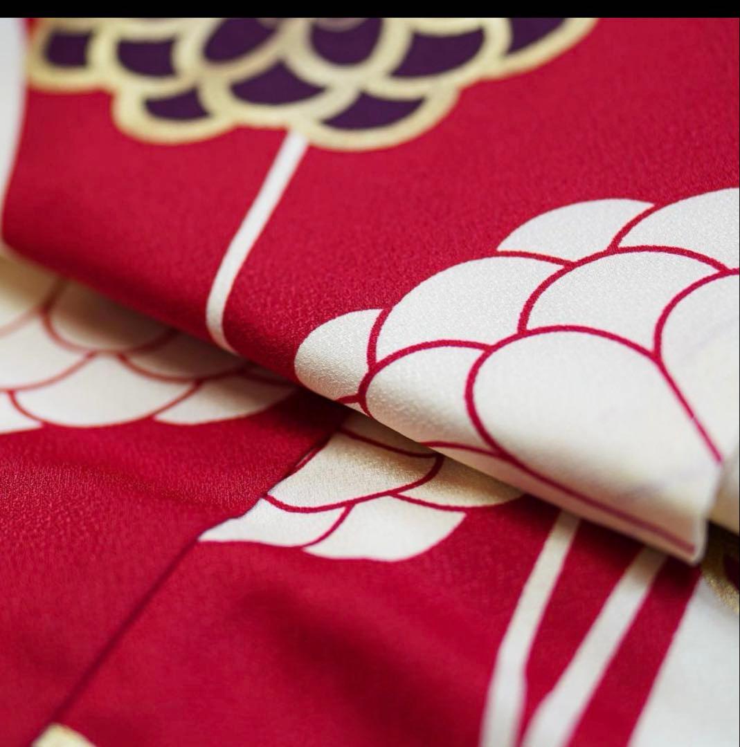 【値下げ】美品‼️‼️七五三衣装フルセット 3歳　被布コート　赤、朱色、アイボリー