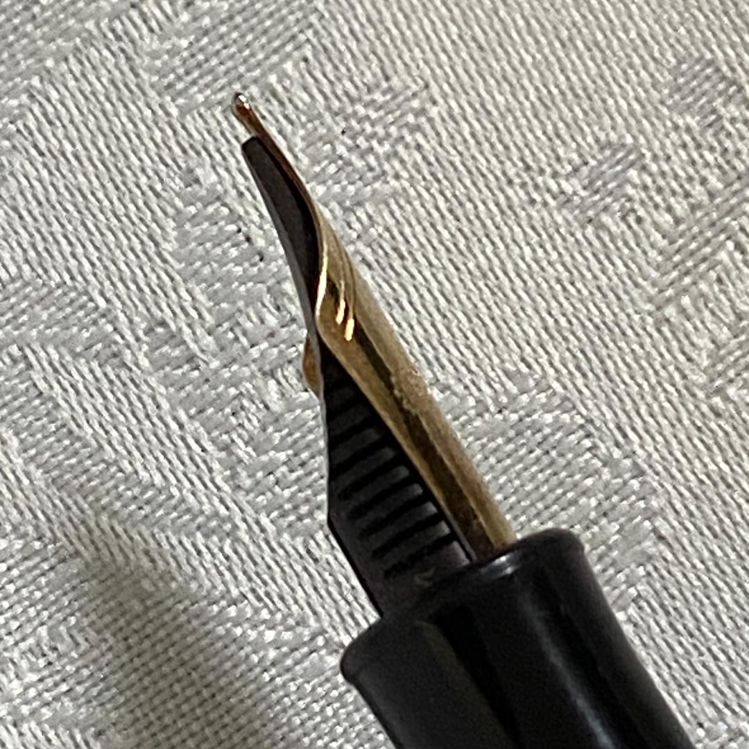 万年筆 PLATINUM #3776 ギャザード 初期 14K 太字