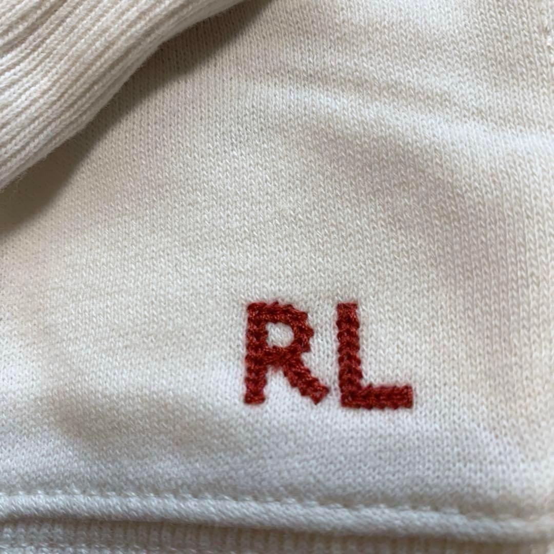 【新品】ラルフローレン ポロベア トレーナー ペイント ホワイト 120