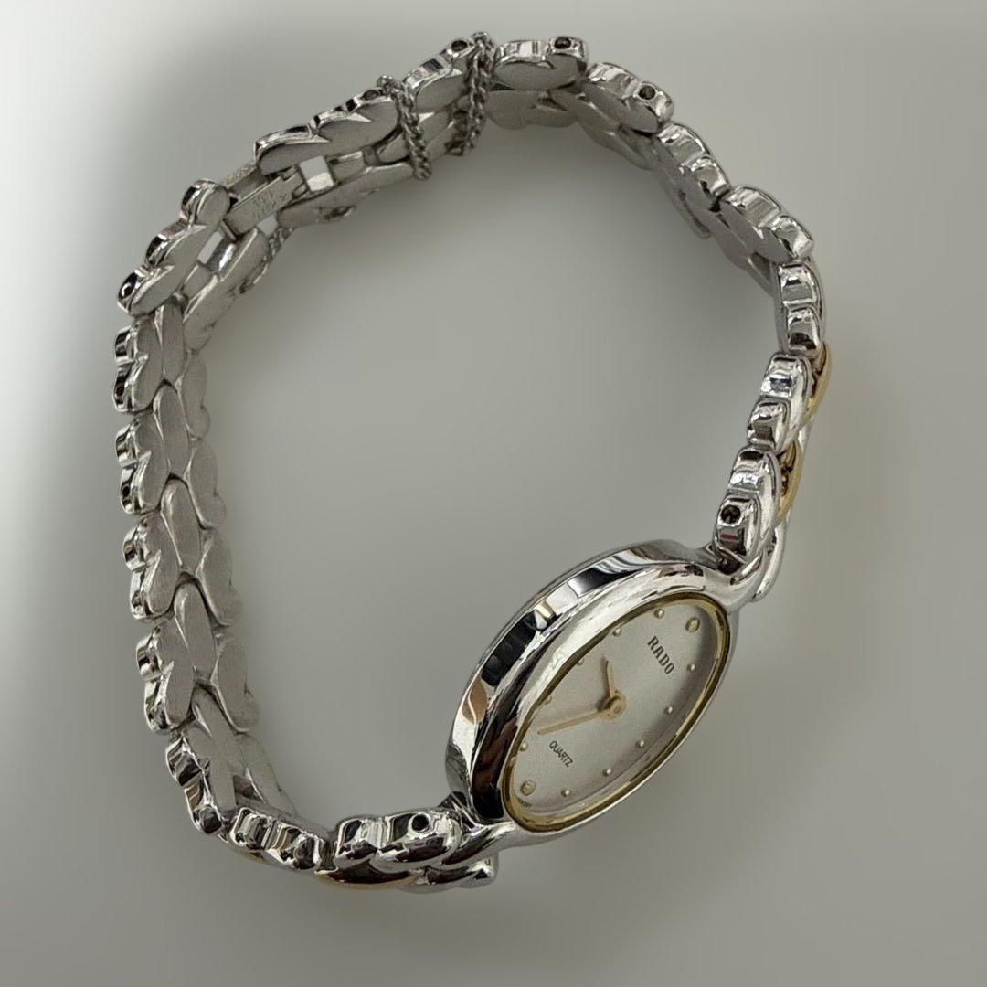 RADO クォーツ 腕時計 シルバー/ゴールド - メルカリ