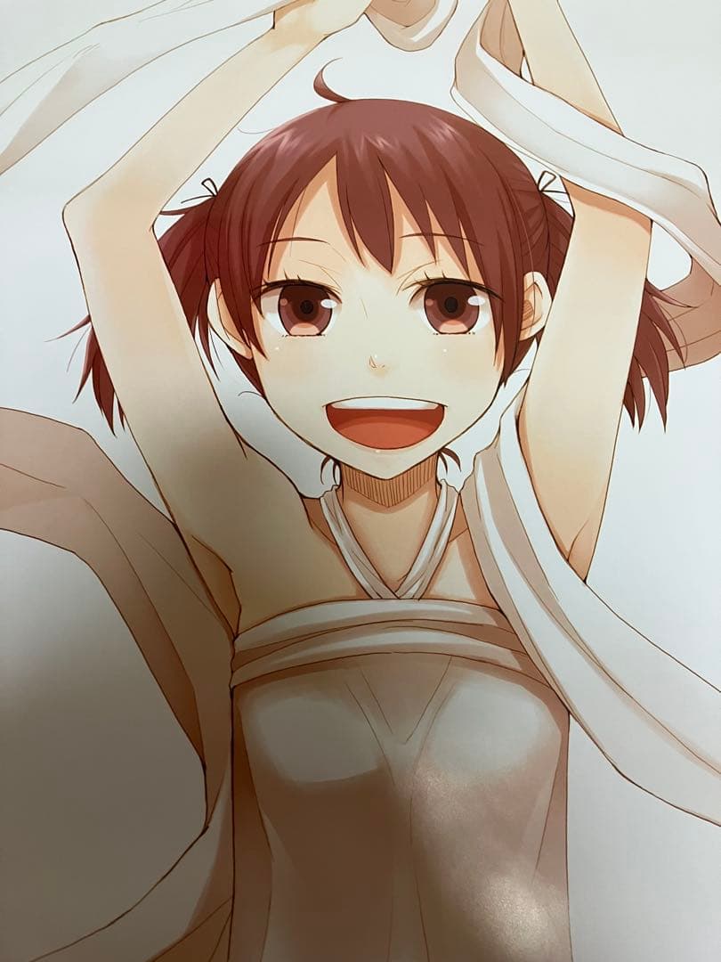 非売品】狼と香辛料 ホロ ルカ 文倉 描き下ろし 超特大 両面 ポスター