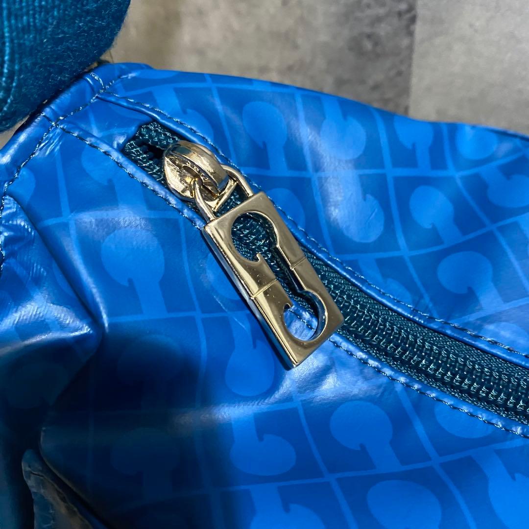 【極美品】GHERARDINI　ソフティ　ショルダーバッグ　ブルー