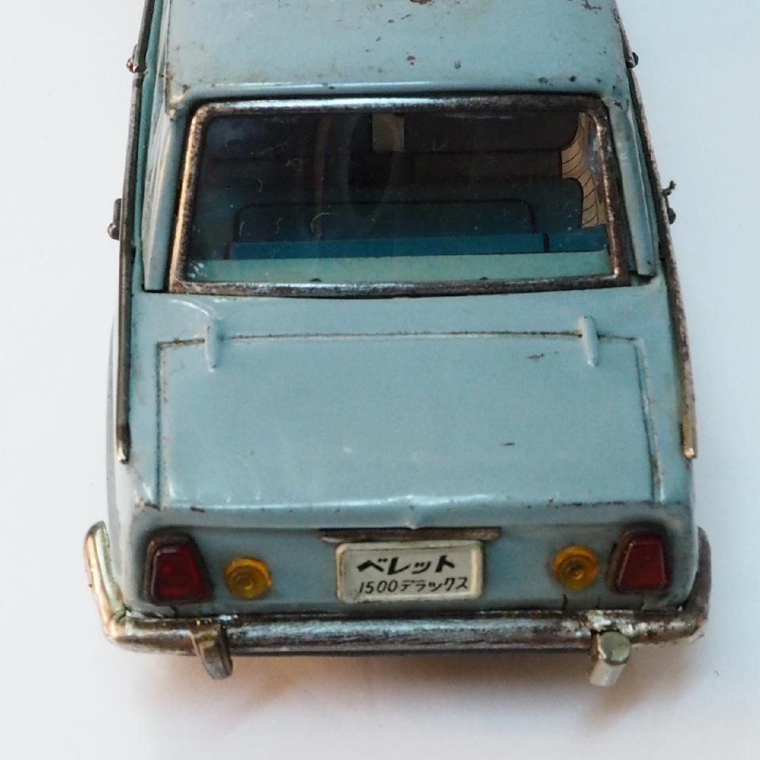 うおち　　萬代屋【イスズベレット1500デラックス水色ミラー欠】ブリキ箱無