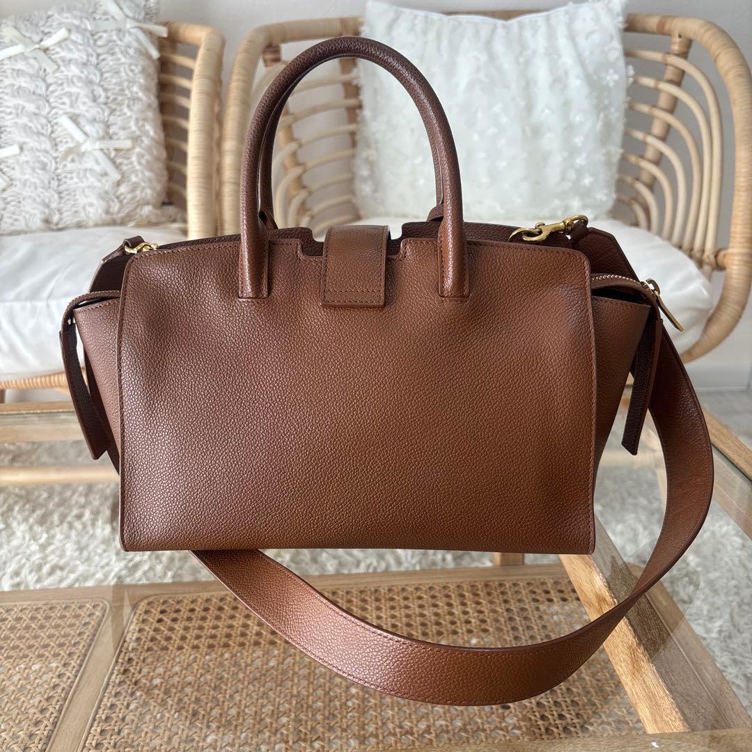 SAINT LAURENTサンローラン　ダウンタウン　ベイビー　ブラウンレザー