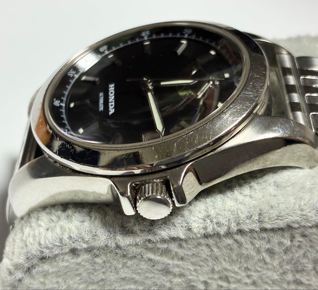 m*n様 HONDA 自動巻き　スケルトン　パワーリザーブ　ブラック文字盤