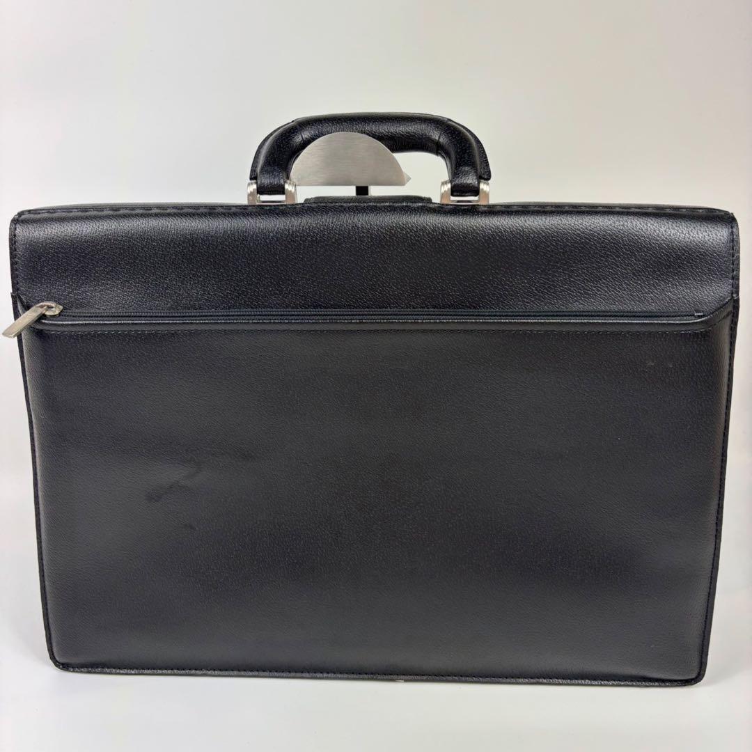 【希少】Aquascutum ダレスバッグ 本革 黒 ブリーフケース