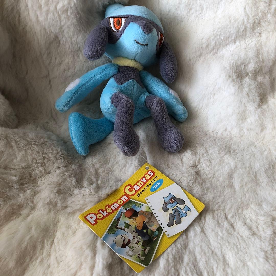 ポケモンセンター　ポケモンキャンバス　ぬいぐるみ　リオル ポケモンセンター ポケモンキャンバス ぬいぐるみ リオル ポケモン