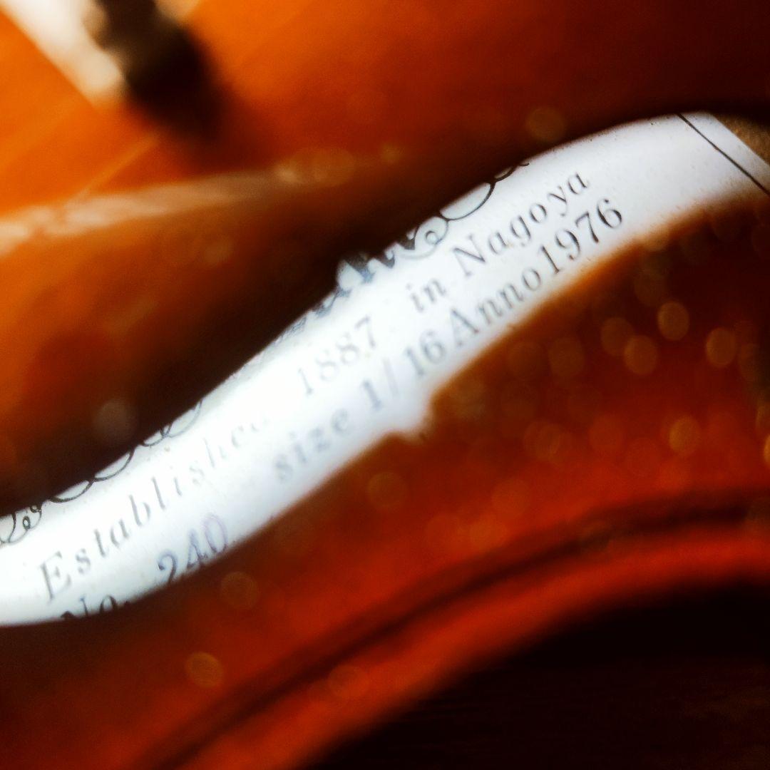 【良反響良材】スズキ No.240 1/16 バイオリン 1976